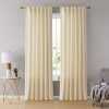 Premium Ivory Velvet Curtain Panels for Bedroom & Living Room