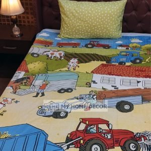 Farm Cartoon Bed Sheet